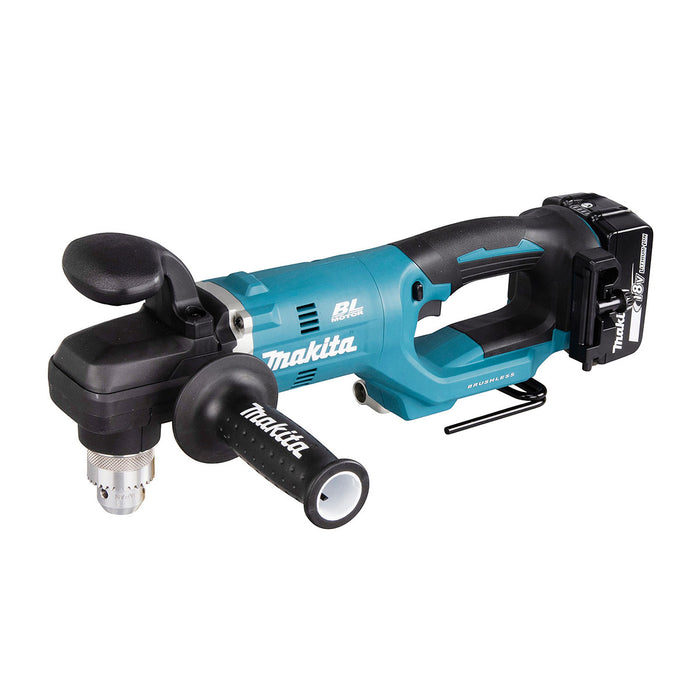 Máy khoan góc Makita DDA450 dùng Pin 18V LXT, đầu khoan có khóa 13mm, công nghệ ADT