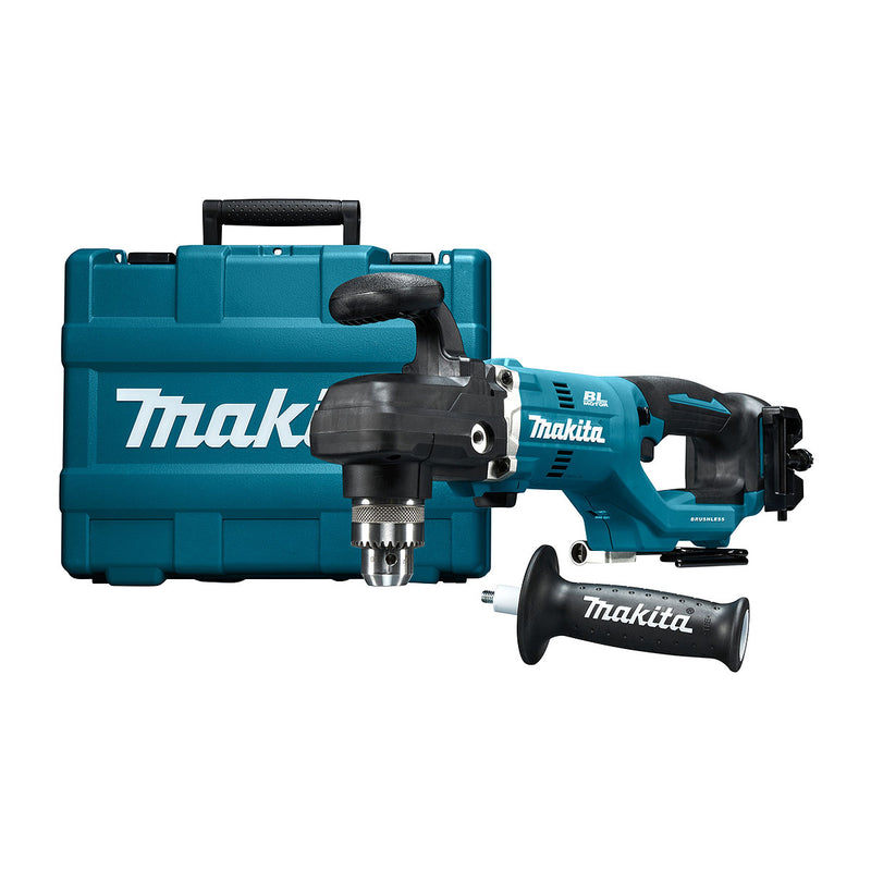 Máy khoan góc Makita DDA450 dùng Pin 18V LXT, đầu khoan có khóa 13mm, công nghệ ADT