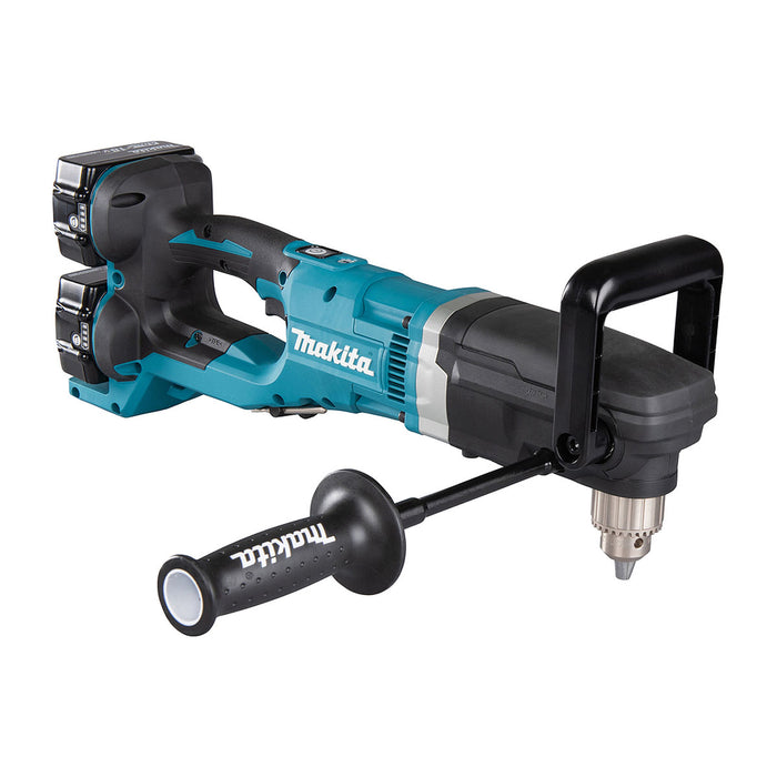 Máy khoan góc Makita DDA460, dùng Pin 18V x2 LXT đầu khoan có khóa 13mm, công nghệ ADT