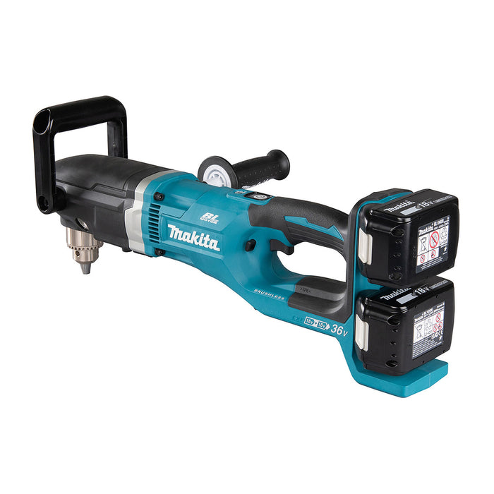 Máy khoan góc Makita DDA460, dùng Pin 18V x2 LXT đầu khoan có khóa 13mm, công nghệ ADT