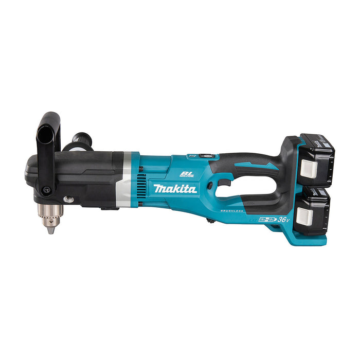 Máy khoan góc Makita DDA460, dùng Pin 18V x2 LXT đầu khoan có khóa 13mm, công nghệ ADT