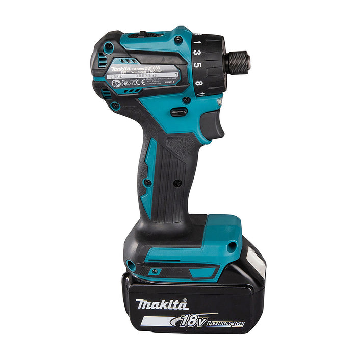 Máy khoan gỗ thép Makita DDF083 dùng Pin 18V LXT, đuôi lục giác 6.35m (1/4 inch)