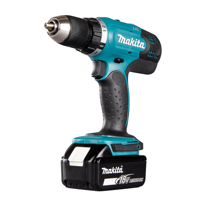 Máy khoan gỗ thép Makita DDF453 dùng Pin 18V LXT đầu kẹp 13mm