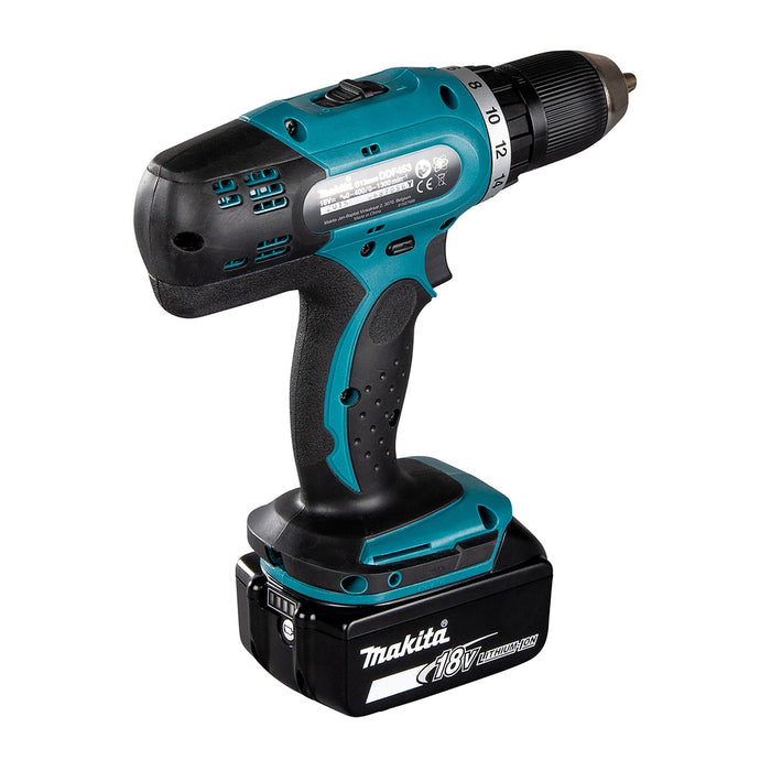 Máy khoan gỗ thép Makita DDF453 dùng Pin 18V LXT đầu kẹp 13mm