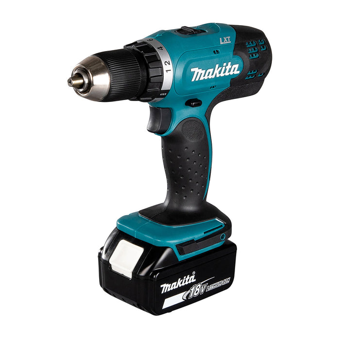 Máy khoan gỗ thép Makita DDF453 dùng Pin 18V LXT đầu kẹp 13mm