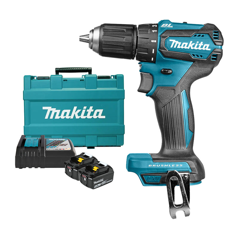 Máy khoan gỗ thép Makita DDF483 dùng Pin 18V LXT đầu kẹp 13mm