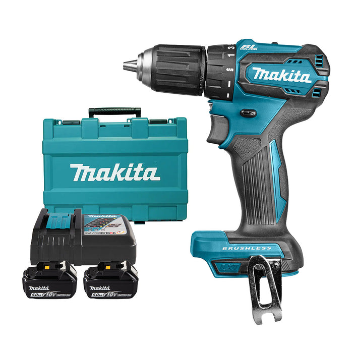 Máy khoan gỗ thép Makita DDF483 dùng Pin 18V LXT đầu kẹp 13mm