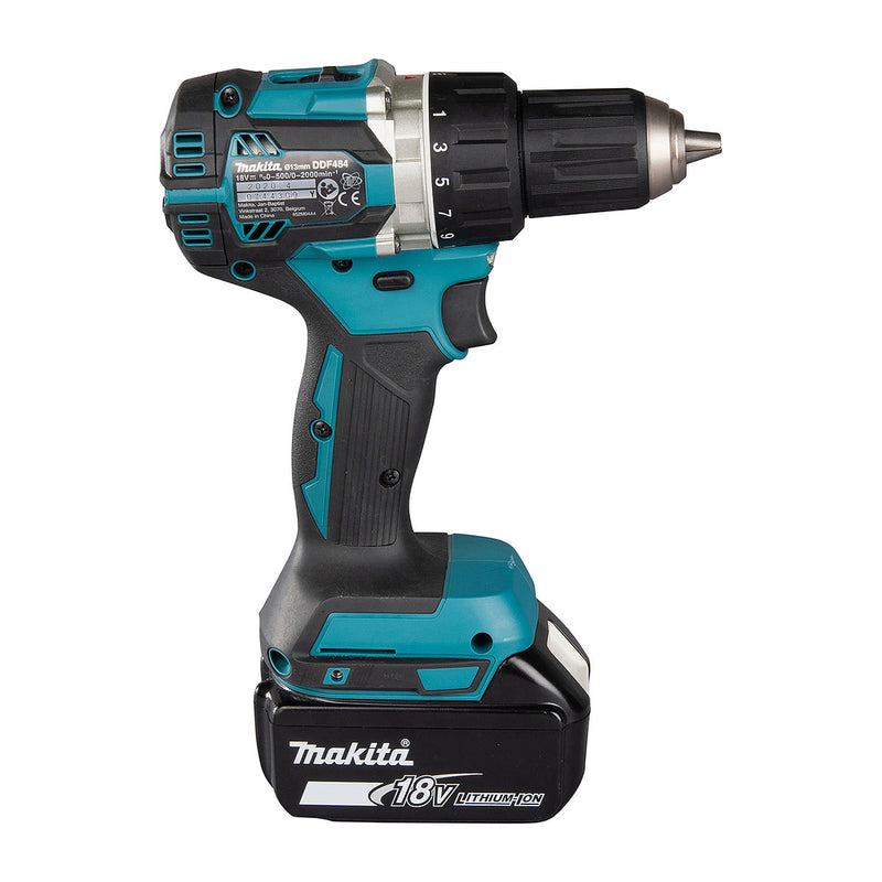 Máy khoan gỗ thép Makita DDF484 dùng Pin 18V LXT đầu kẹp 13mm