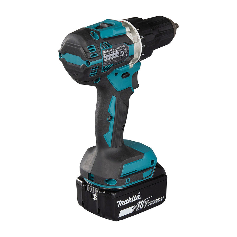 Máy khoan gỗ thép Makita DDF484 dùng Pin 18V LXT đầu kẹp 13mm