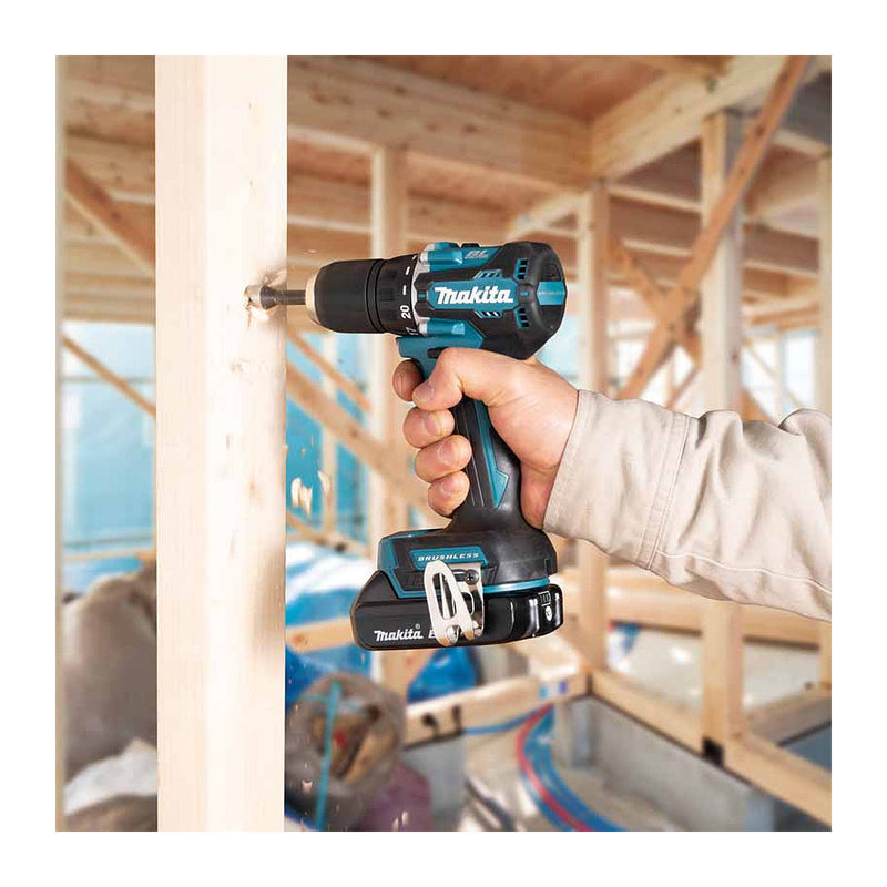 Máy khoan gỗ thép Makita DDF487 dùng Pin 18V LXT đâu kẹp 13mm