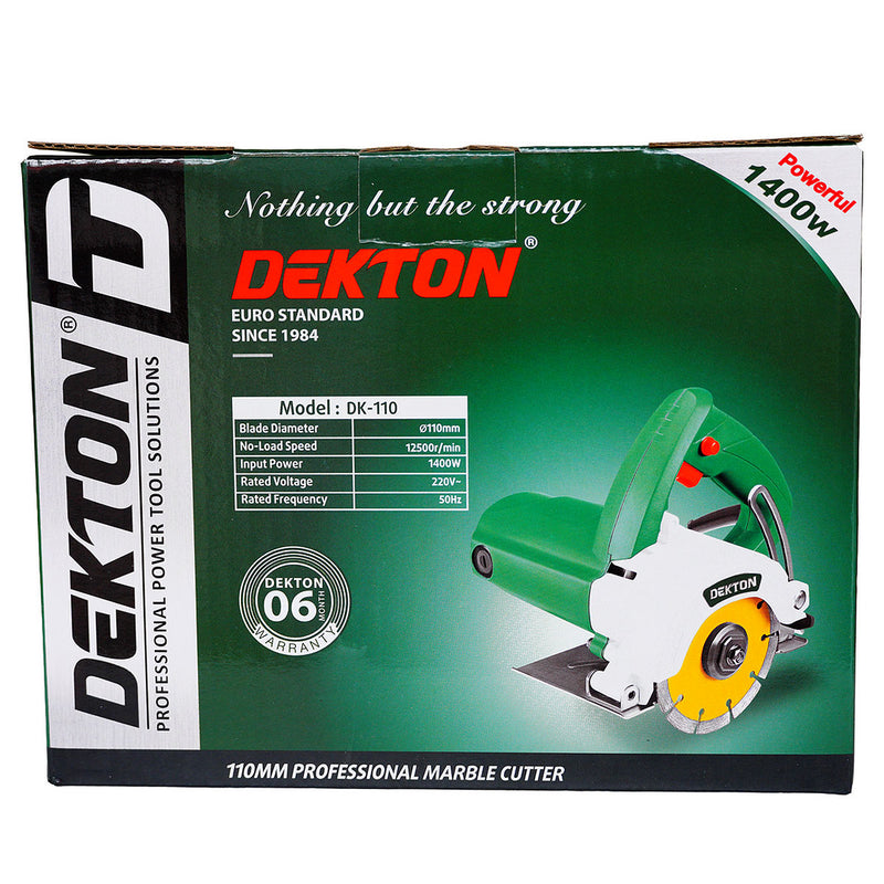 Máy cắt gạch đá Dekton DK-110 công suất 1400W, đường kính lưỡi 110mm