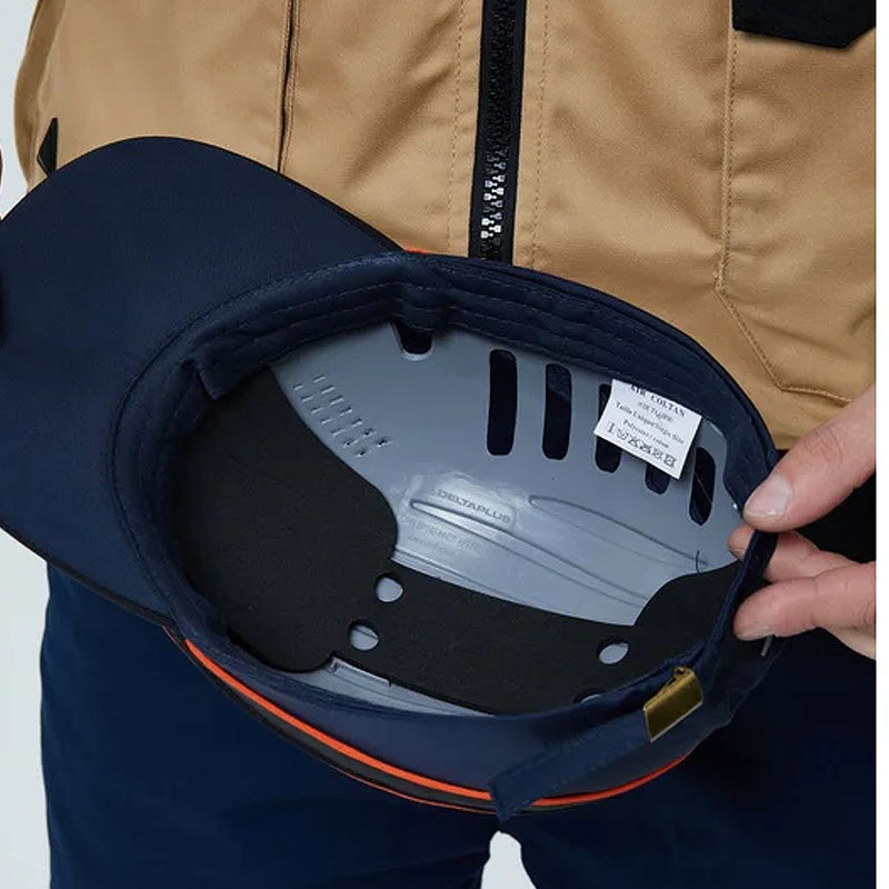 Nón bảo hộ Delta Plus Air Coltan chất liệu nhựa cứng Polyethylene, đệm lót foam EVA