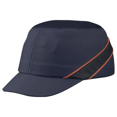 Xanh Navy/ Viền cam / Vành trung bình ( Short Peak )