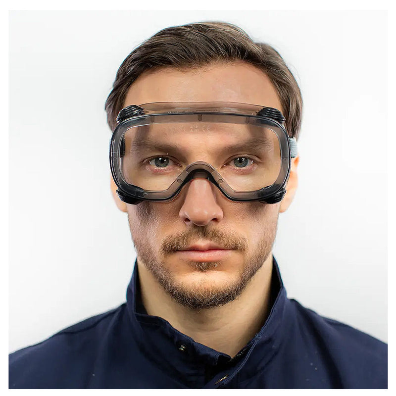 Kính bảo hộ chống hóa chất Delta Plus Galeras chống trầy xước, chống đọng sương