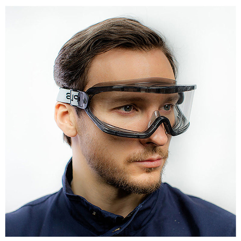 Kính bảo hộ chống hóa chất Delta Plus Galeras chống trầy xước, chống đọng sương