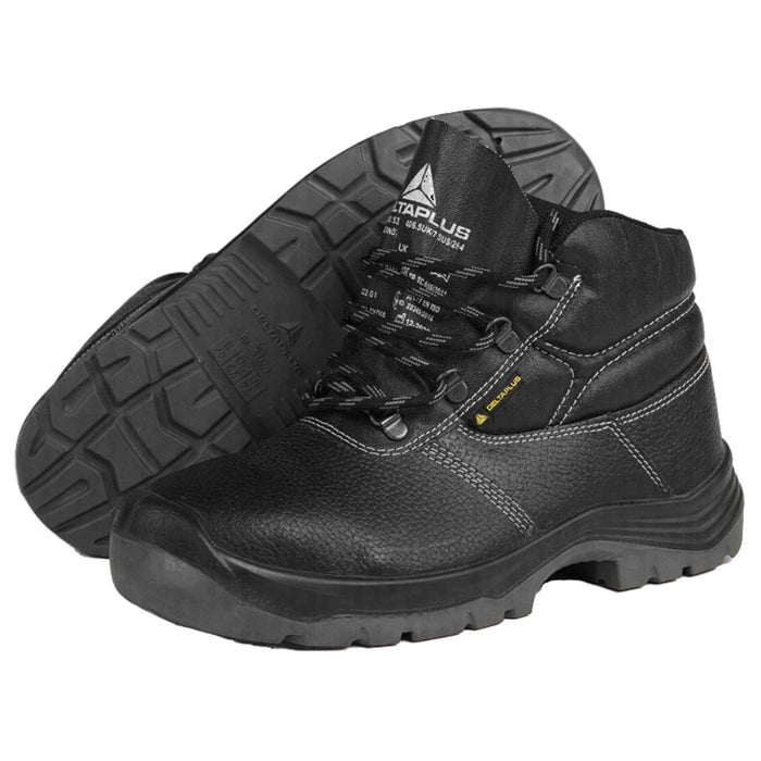 Giày bảo hộ cổ cao Delta Plus JUMPER3 S3 SRC phần bảo vệ bằng Inox