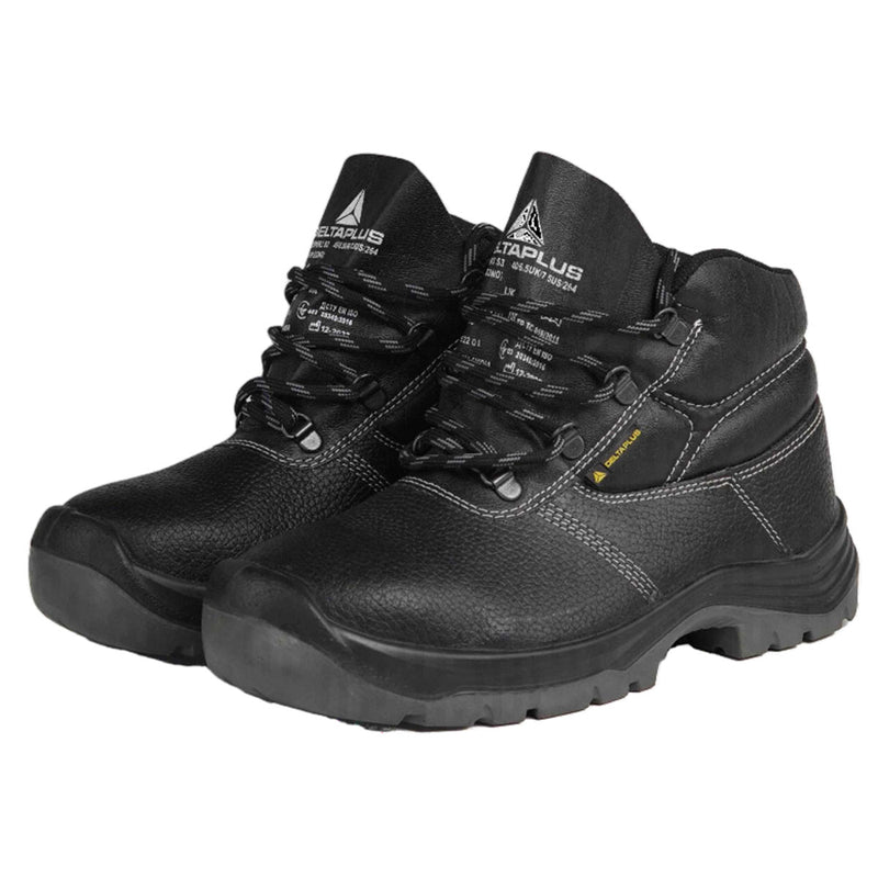 Giày bảo hộ cổ cao Delta Plus JUMPER3 S3 SRC phần bảo vệ bằng Inox