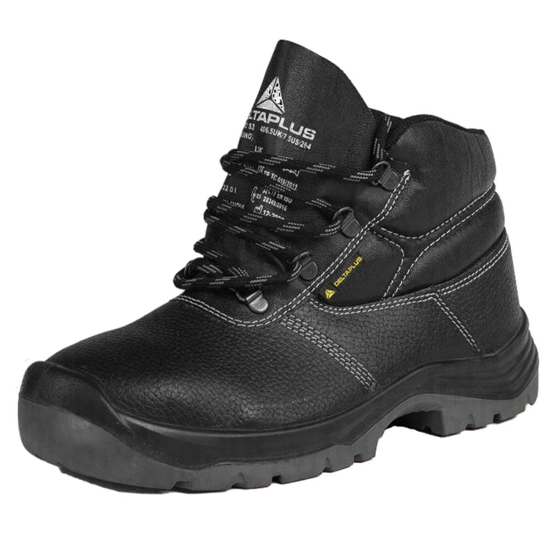 Giày bảo hộ cổ cao Delta Plus JUMPER3 S3 SRC phần bảo vệ bằng Inox