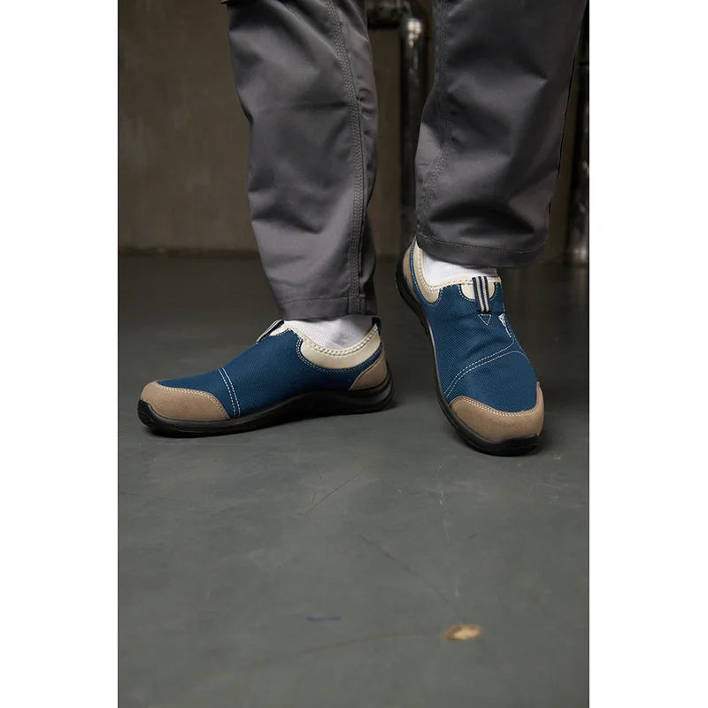 Giày bảo hộ cổ thấp Delta Plus Miami S1P SRC phần bảo vệ bằng Inox