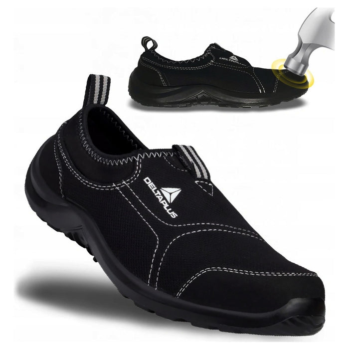 Giày bảo hộ cổ thấp Delta Plus Miami S1P SRC phần bảo vệ bằng Inox