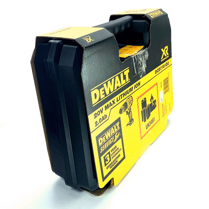 Máy khoan Dewalt DCD7781D2-B1 động cơ không chổi than, dùng Pin 20V