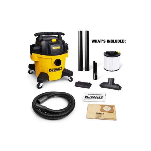 Máy hút bụi Dewalt DXV23P có 3 chức năng (ướt/khô/thổi)