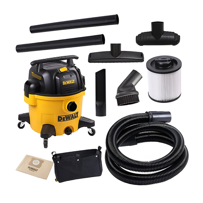 Máy hút bụi đa năng Dewalt DXV34P công suất 3750W, dung tích 34 lít, 3 chức năng (ướt/khô/thổi)