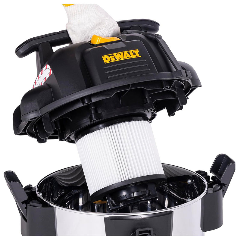 Máy hút bụi Dewalt DXV38SD công suất 1250W, dung tích 38 lít (hút khô/ướt/thổi)