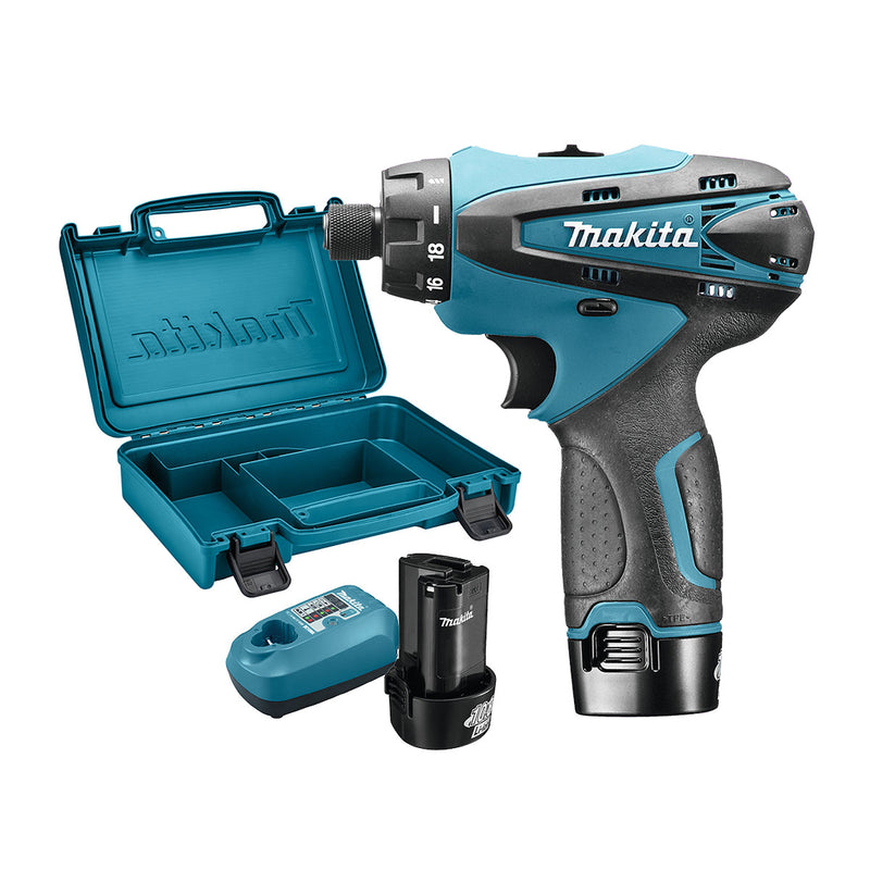 Máy khoan gỗ thép Makita DF030D dùng Pin 10.8V, đuôi lục giác 6.35mm ( 1/4 inch )