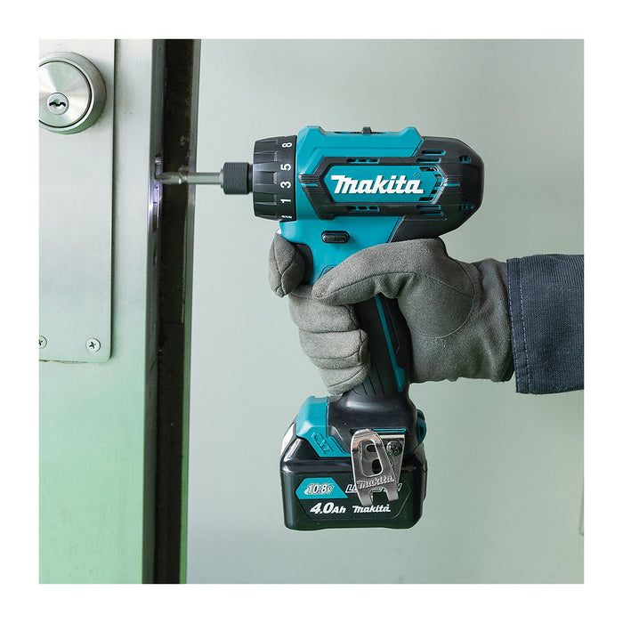 Máy khoan gỗ thép Makita DF033D dùng Pin 12Vmax CXT, đuôi lục giác 6.35mm ( 1/4 inch )