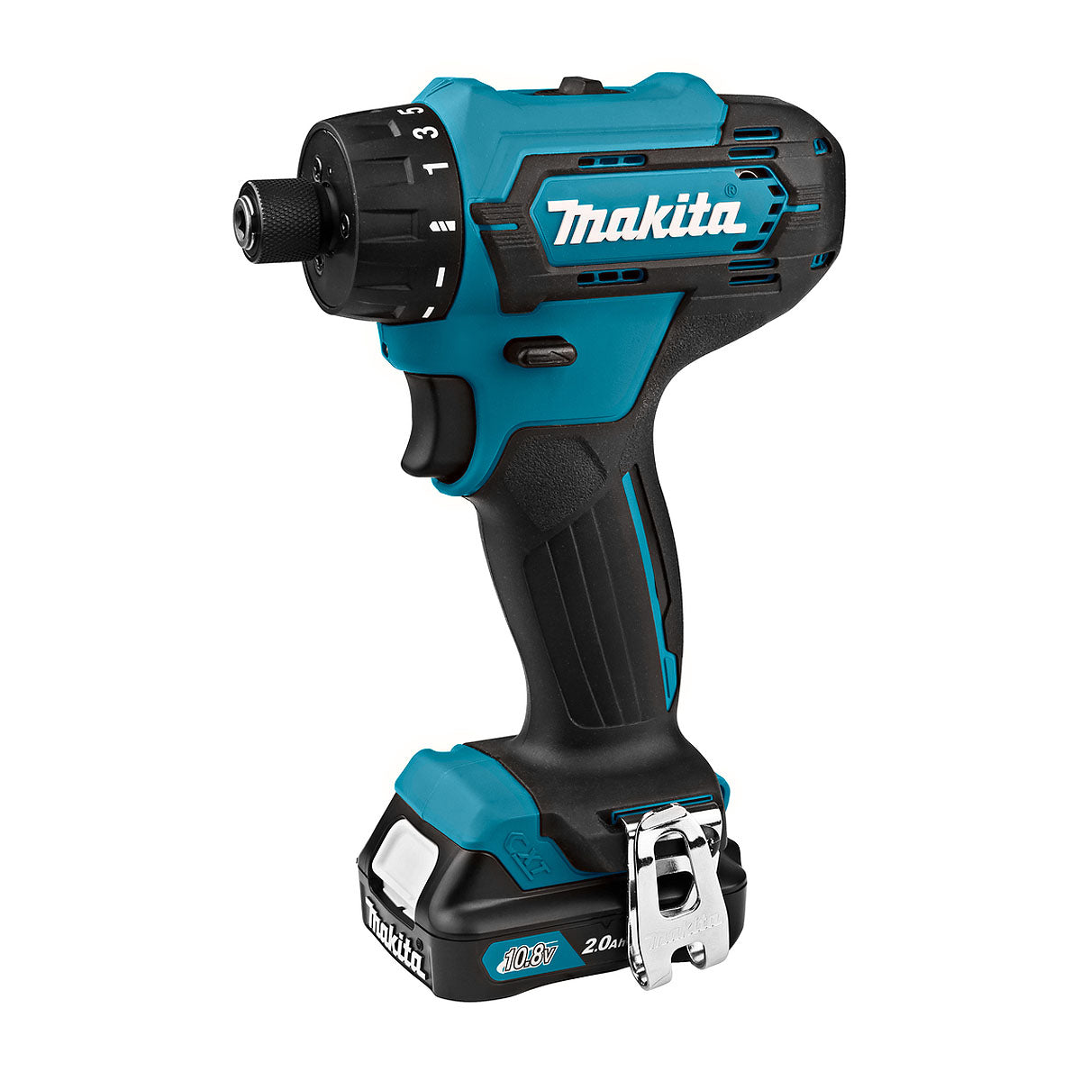 Máy khoan gỗ thép Makita DF033D dùng Pin 12Vmax CXT, đuôi lục giác 6.35mm ( 1/4 inch )