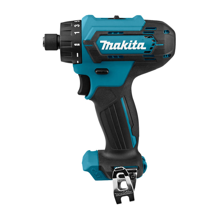 Máy khoan gỗ thép Makita DF033D dùng Pin 12Vmax CXT, đuôi lục giác 6.35mm ( 1/4 inch )