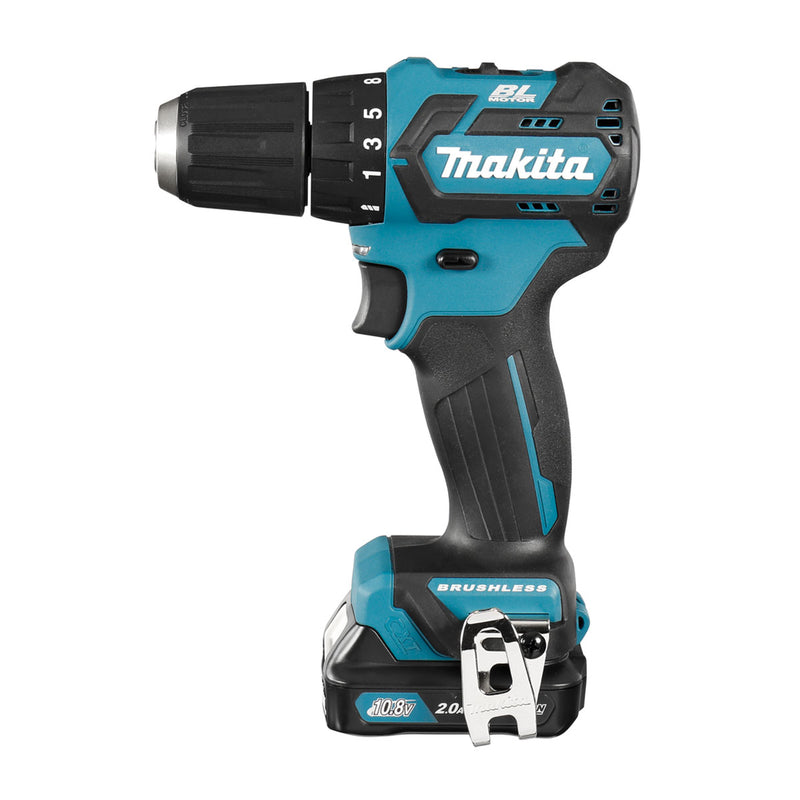 Máy khoan gỗ thép Makita DF332D dùng Pin 12Vmax CXT, đầu kẹp 10mm