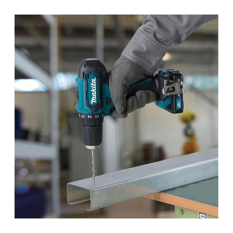 Máy khoan gỗ thép Makita DF333D dùng Pin 12Vmax CXT đầu kẹp 10mm