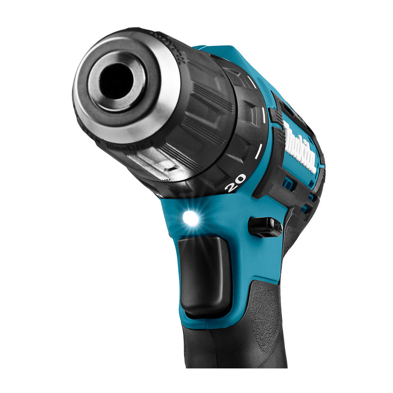 Máy khoan gỗ thép Makita DF333D dùng Pin 12Vmax CXT đầu kẹp 10mm