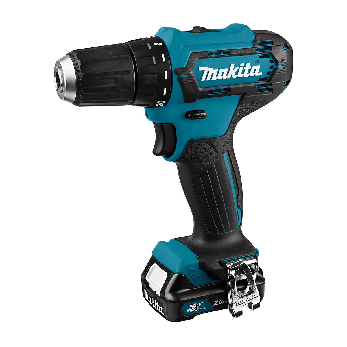 Máy khoan gỗ thép Makita DF333D dùng Pin 12Vmax CXT đầu kẹp 10mm