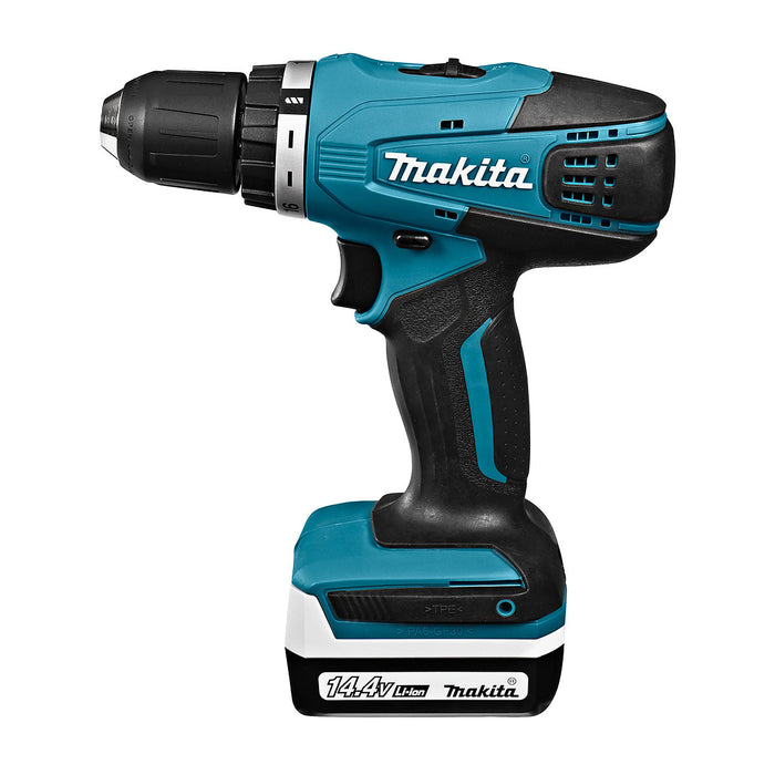 Máy khoan gỗ thép Makita DF347D dùng Pin 14.4V đầu kẹp 10mm