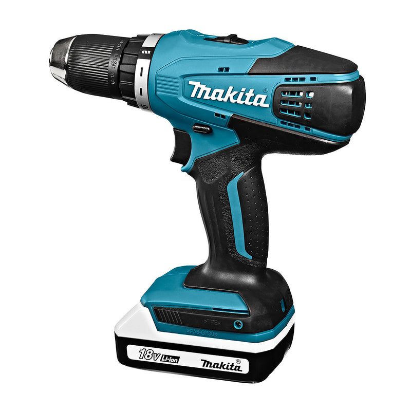 Máy khoan gỗ thép Makita DF457D dùng Pin 18V ( dòng G tiết kiệm ) đầu kẹp 13mm