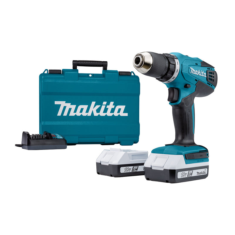 Máy khoan gỗ thép Makita DF457D dùng Pin 18V ( dòng G tiết kiệm ) đầu kẹp 13mm