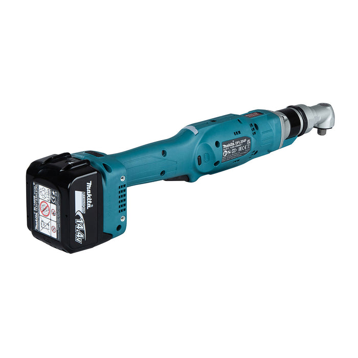 Máy siết bu lông góc Makita DFL204F dùng Pin 14.4V LXT lực siết 8-20Nm, cốt 3/8 inch ( Tiêu chuẩn công nghiệp dùng cho nhà máy )