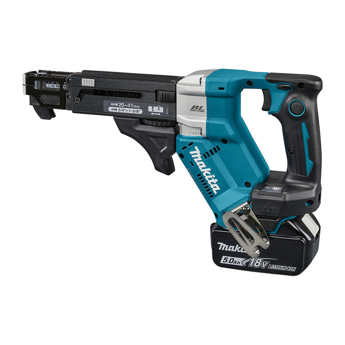 Máy vặn vít cuộn Makita DFR452 dùng Pin 18V LXT, đuôi lục giác 6.35mm ( 1/4 inch ), băng vít 3.5-4.2 x 20-41mm