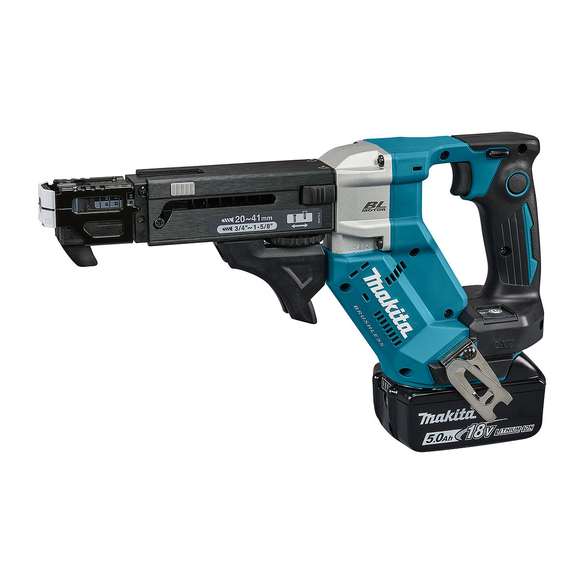 Máy vặn vít cuộn Makita DFR452 dùng Pin 18V LXT, đuôi lục giác 6.35mm ( 1/4 inch ), băng vít 3.5-4.2 x 20-41mm