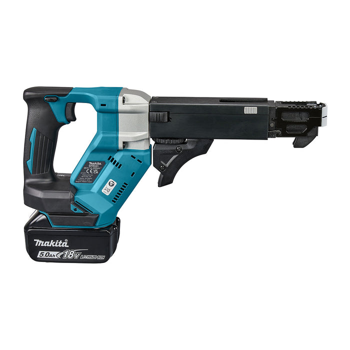 Máy vặn vít cuộn Makita DFR551 dùng Pin 18V LXT, đuôi lục giác 6.35mm ( 1/4 inch ), băng vít 3.5-4.2 x 25-55mm