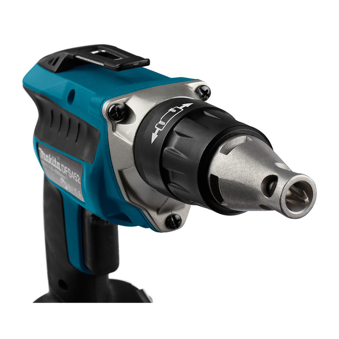 Máy vặn vít thạch cao Makita DFS452 dùng Pin 18V LXT đuôi lục giác 6.35mm (1/4 inch)