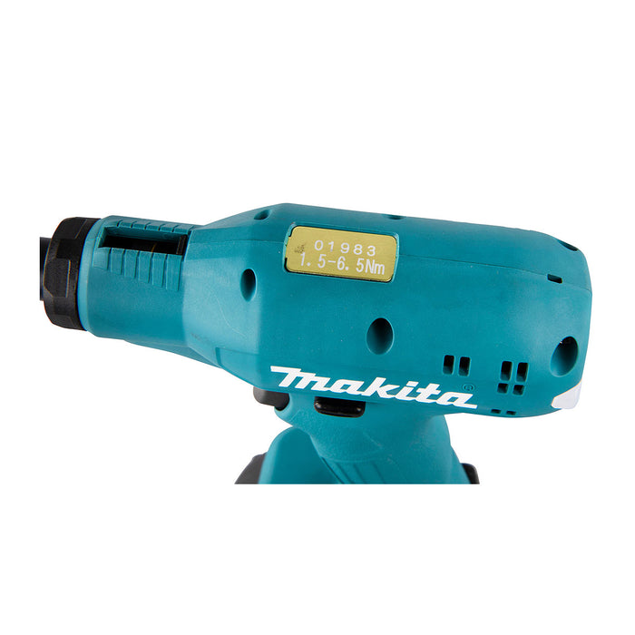 Máy vặn vít Makita DFT060F dùng Pin 18V LXT lực siết 1.5-6.5Nm, đuôi lục giác 6.35mm (1/4 inch) (Tiêu chuẩn công nghiệp dùng cho nhà máy)