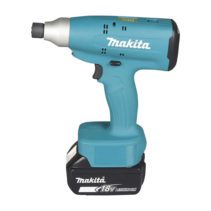 Máy vặn vít Makita DFT060T dùng Pin 18V LXT lực siết 2-6Nm, đuôi lục giác 6.35mm (1/4 inch) ( Tiêu chuẩn công nghiệp chuyên dùng cho nhà máy )