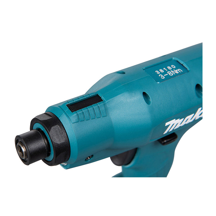 Máy vặn vít Makita DFT087F dùng Pin 18V LXT lực siết 3-8Nm, đuôi lục giác 6.35mm (1/4 inch) (Tiêu chuẩn công nghiệp dùng cho nhà máy)