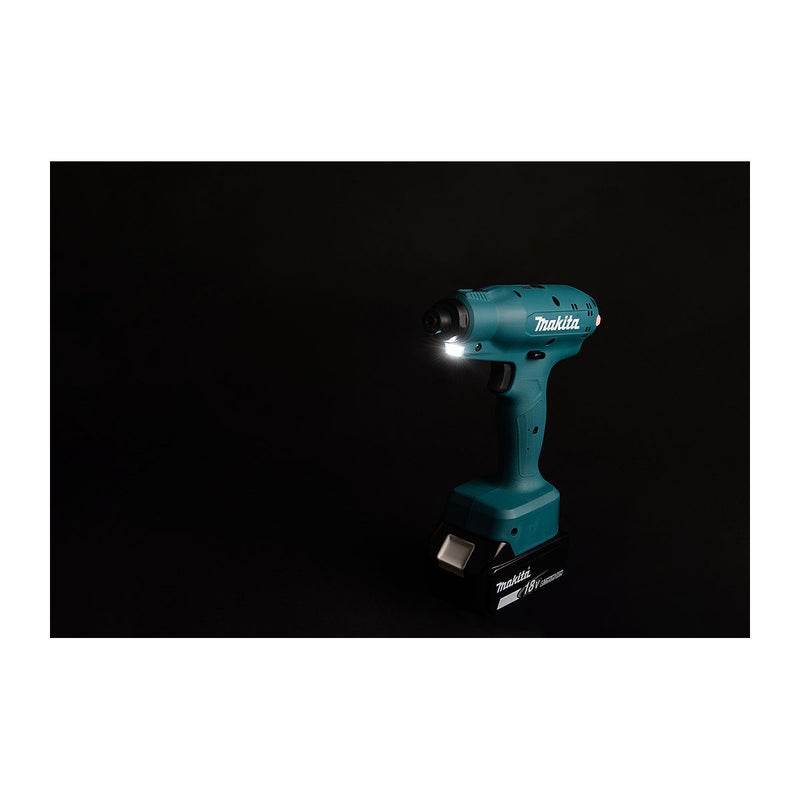 Máy vặn vít Makita DFT129F dùng Pin 18V LXT lực siết 5-12Nm, đuôi lục giác 6.35mm (1/4 inch) (Tiêu chuẩn công nghiệp dùng cho nhà máy)