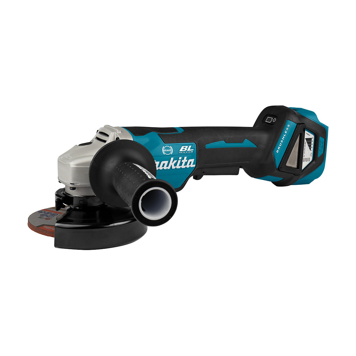 Máy mài góc Makita DGA418 dùng pin 18V LXT, đường kính lưỡi 100mm, công tắc bóp, công nghệ ADT, AFT, AWS