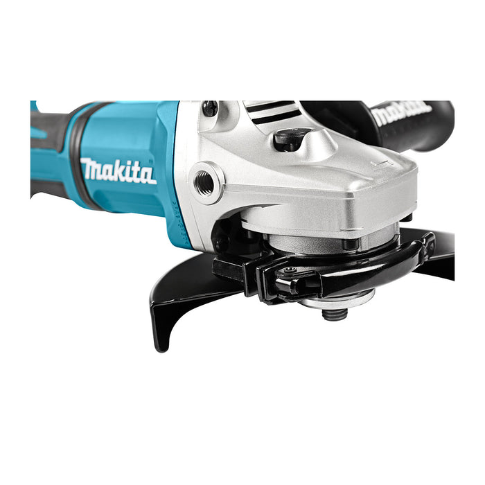 Máy mài góc Makita DGA700 dùng pin 18V x2 LXT, đường kính lưỡi 180mm, công tắc bóp, công nghệ ADT, AFT